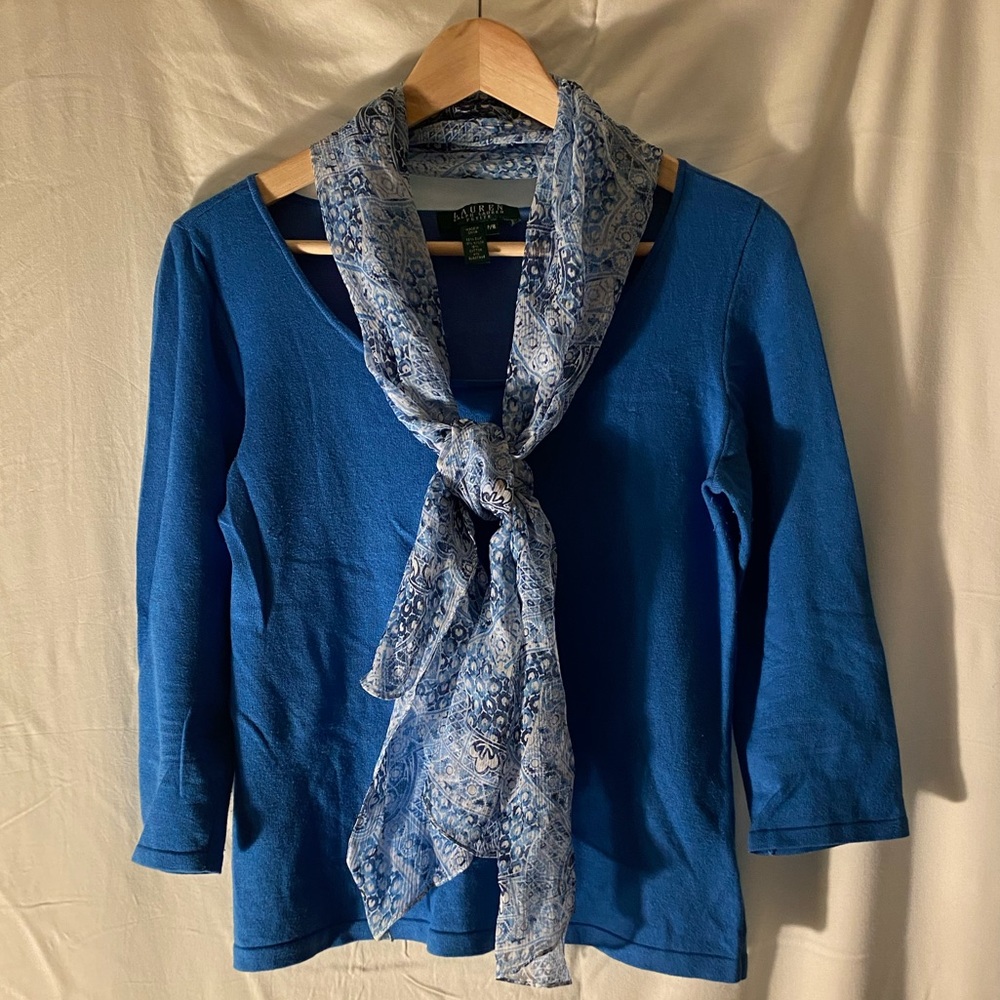 Ralph Lauren silk shirt and top set